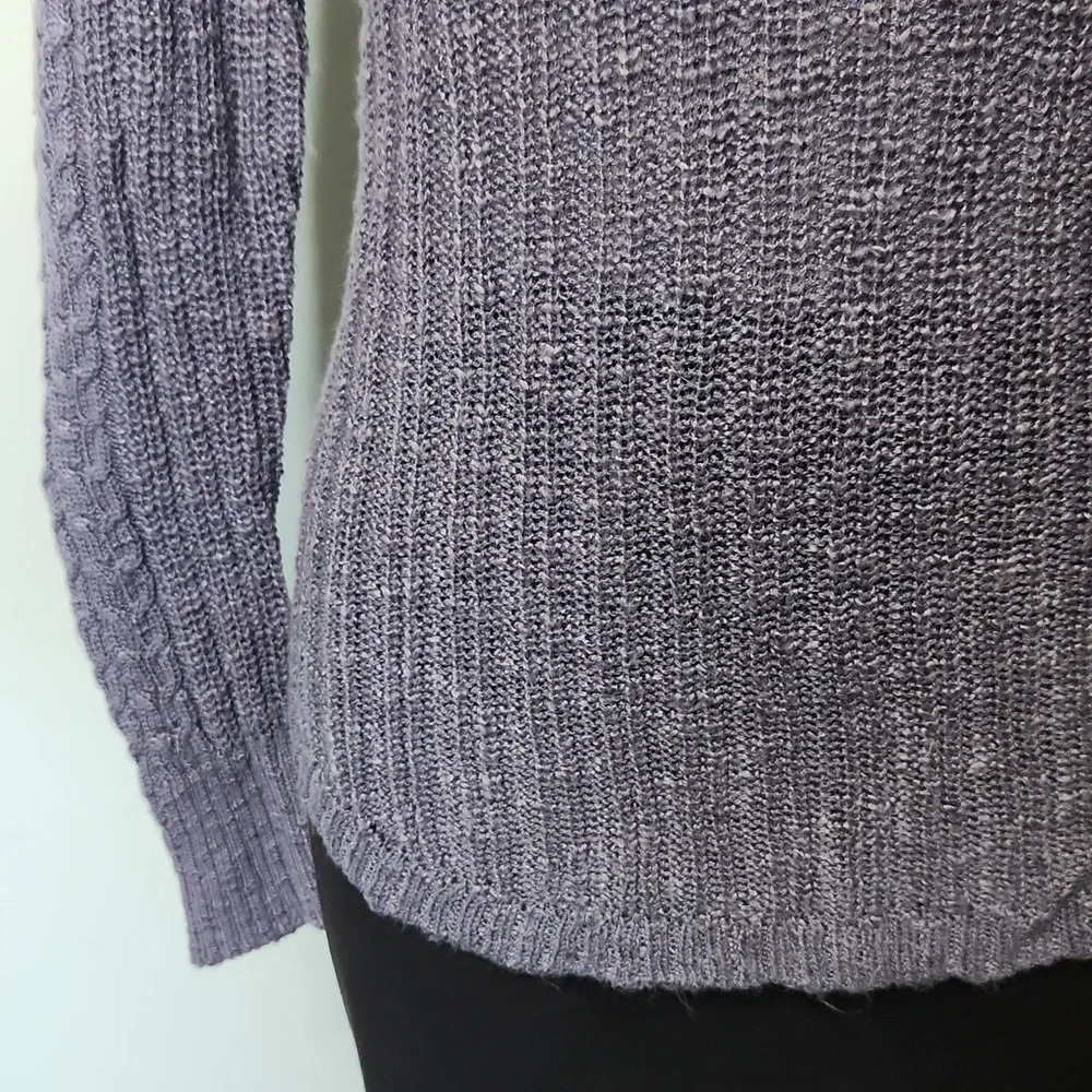 Pink Republic Women’s Slate Blue Knit Sweater - Picture 6 of 14
